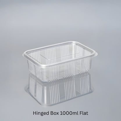 Hinged Box 1000 ml Flat