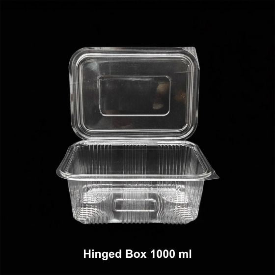 Hinged Box 1000 ml Flat