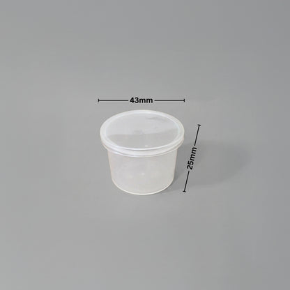 25 ml PP Food Container (Detached Lid)