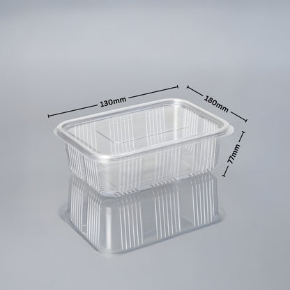 Hinged Box 1000 ml Flat