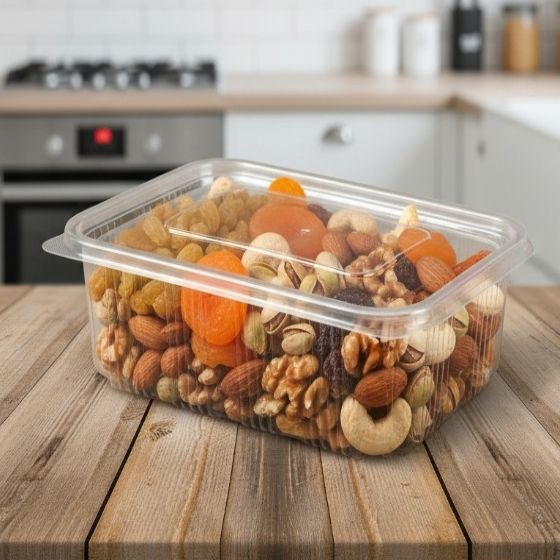 Hinged Box 1000 ml Flat