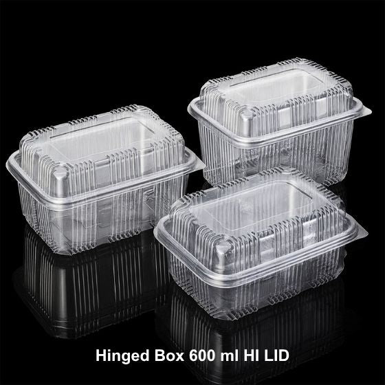 Hinged Box 600 ml HI LID