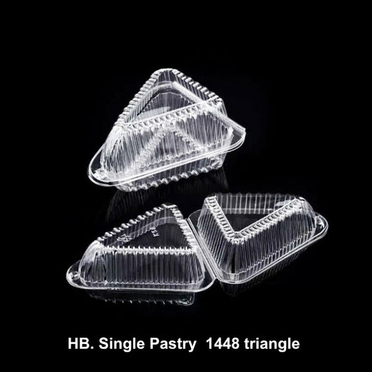 Hinged Box Single Pastry (Triangle)