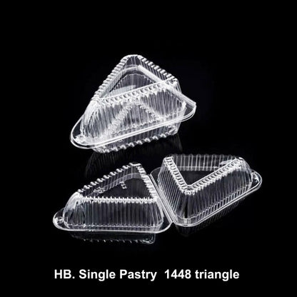 Hinged Box Single Pastry (Triangle)
