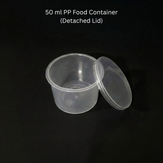 50 ml PP Food Container (Detached Lid)