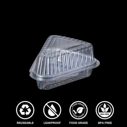 Hinged Box Single Pastry (Triangle)