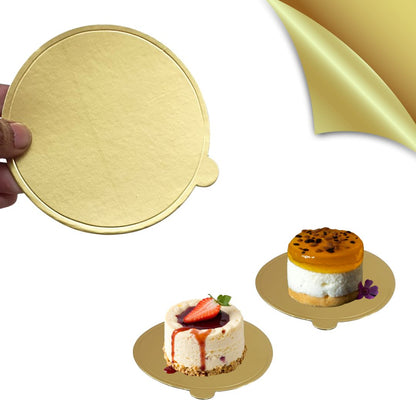Cake Pastry Board – Round Gold (3.5)