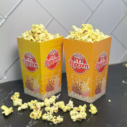 PNS 20 OZ Popcorn Box Printed (Yellow Color)