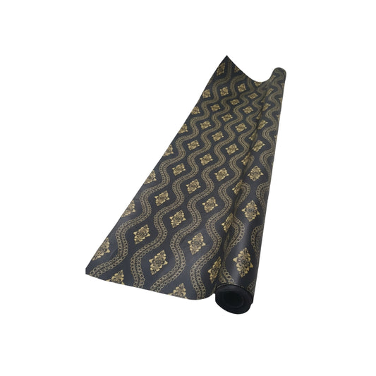 Wavy Design Table Roll ( GOLD , BLACK)