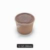 350 ml Kraft Round Paper Container