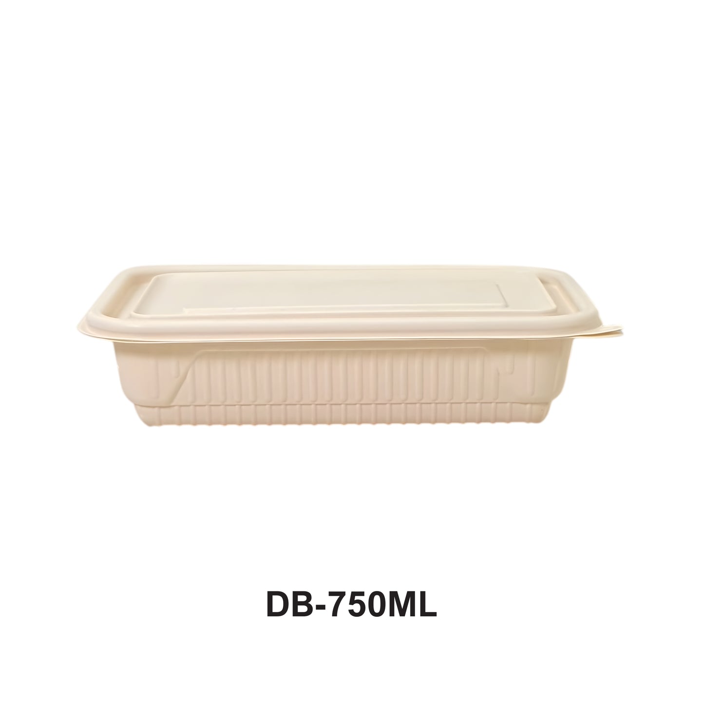 DB 750ml Cornstarch Lunch Container (WL)