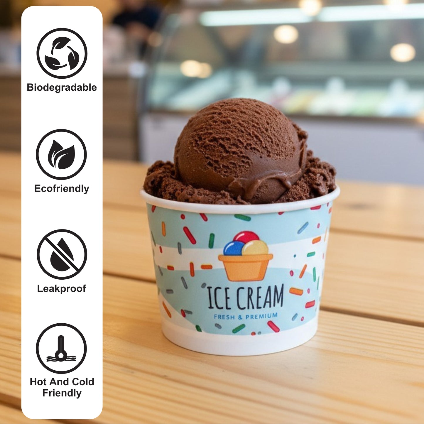 90 ML Ice Cream Cup – 2 PE