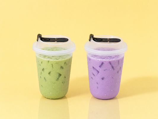 500ml U Shape PP Sipper Cup With Flip Top Lid (90Dia)