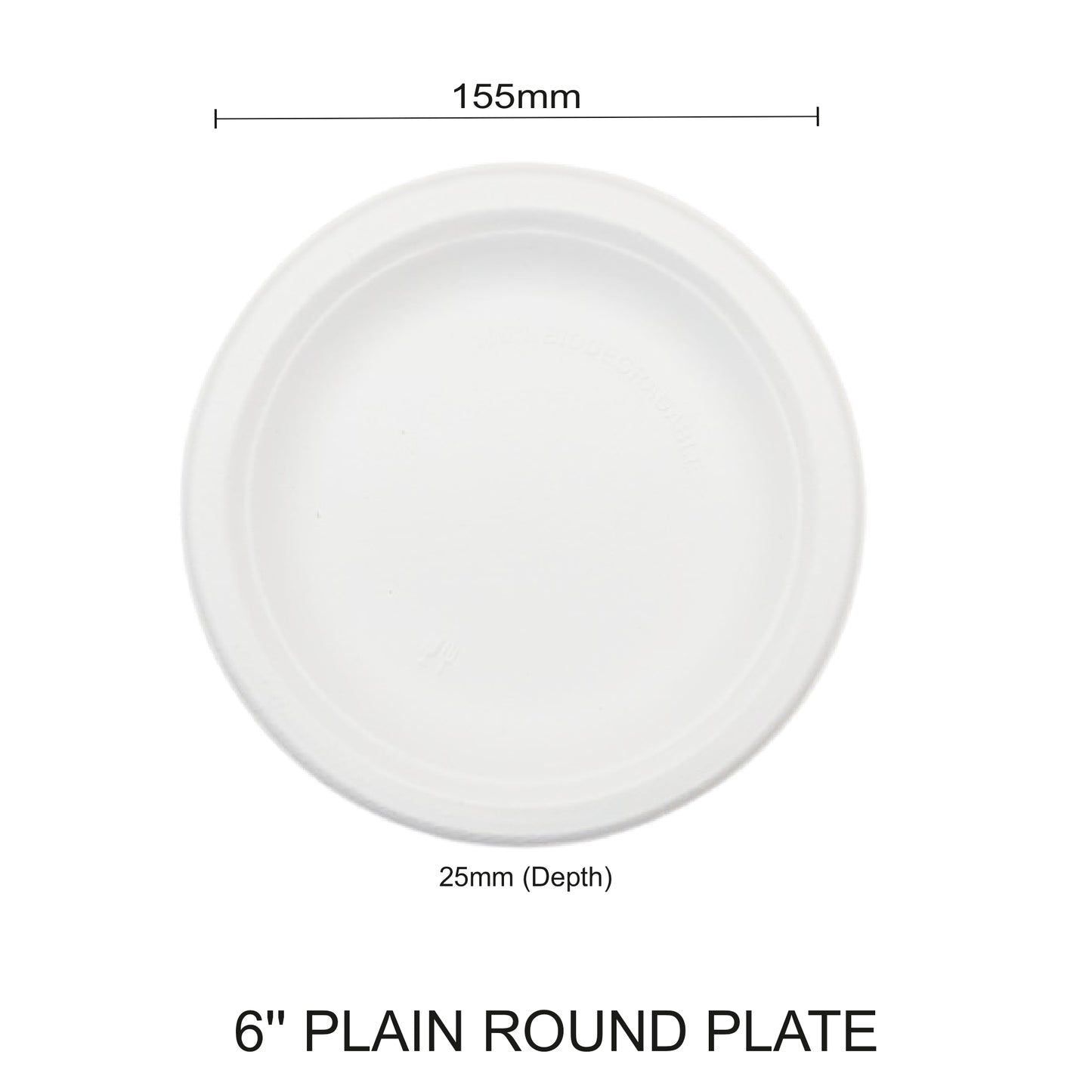 BW 6" Plain Plate