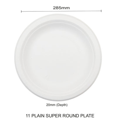 11" Plain Super Plate