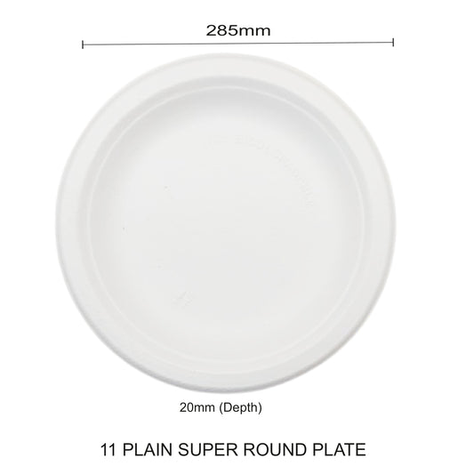 11" Plain Super Plate