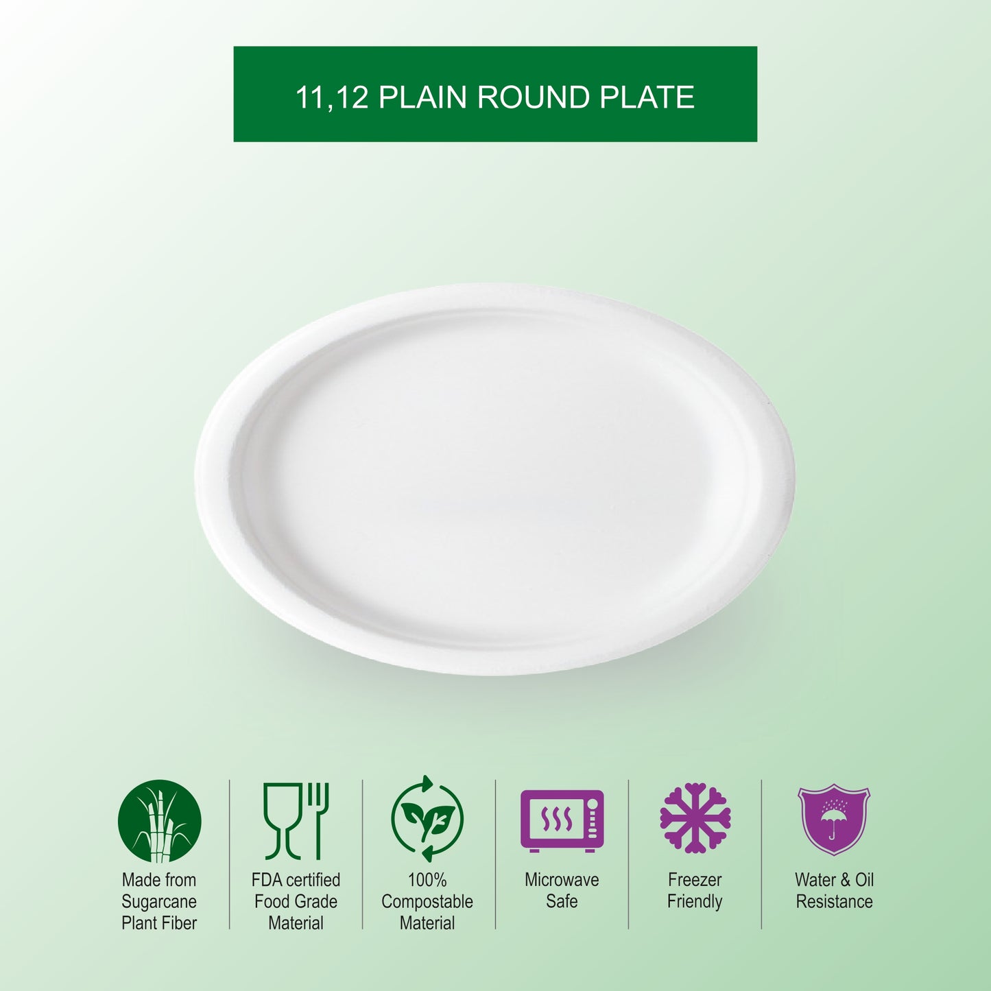 11" Plain Super Plate