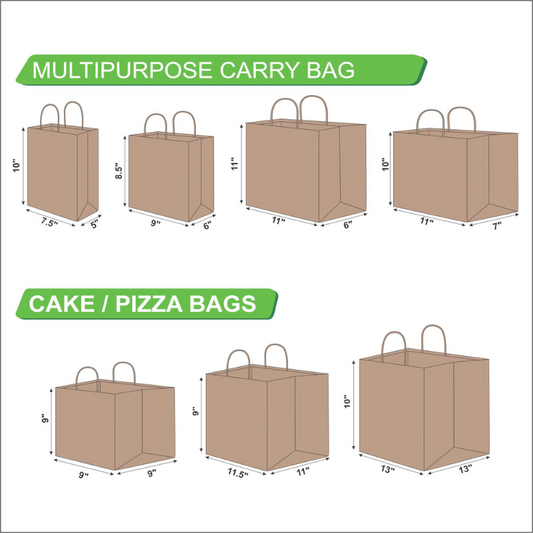 Cake / Pizza Carry Bags