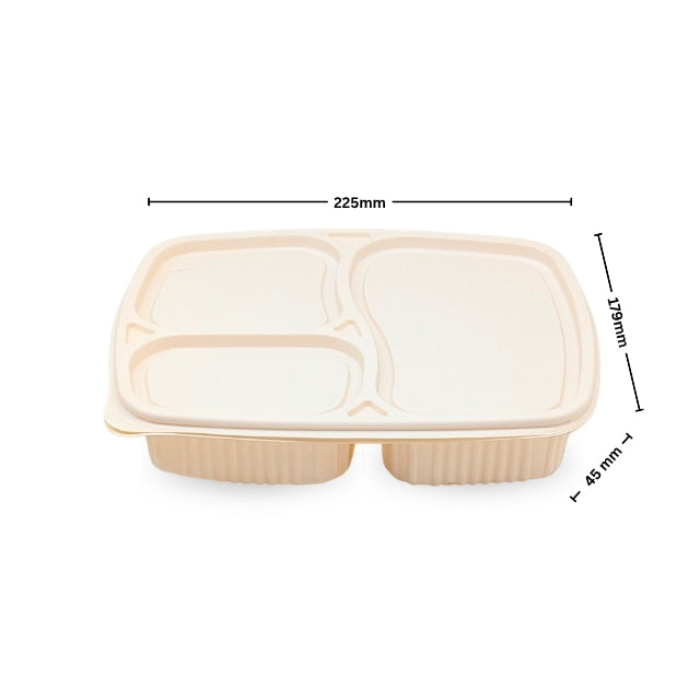 DB 3CP Cornstarch Meal Tray (WL)