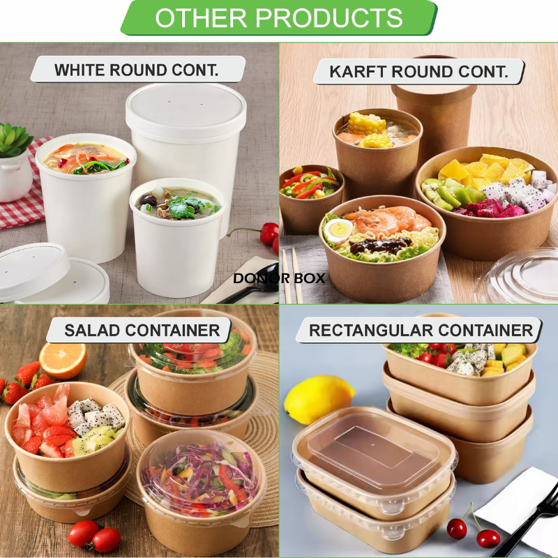 Donor Box Paper Containers