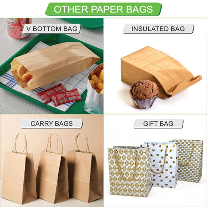 6×9" Ecowrapp Oil-Proof Paper Bag – 48 GSM, 9 KIT