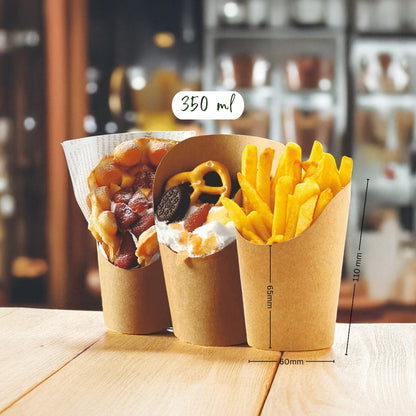 PNS French Fries Plain Brown Box