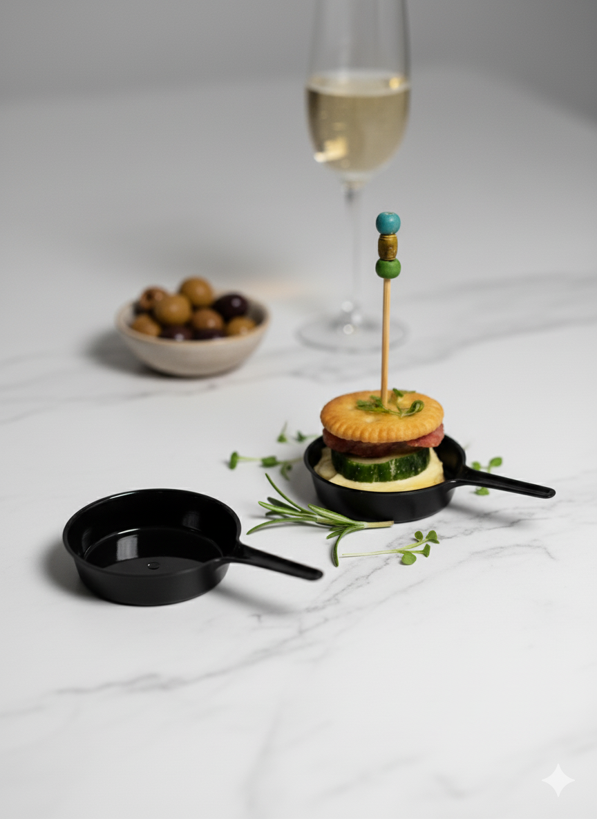 NP PS 23 Pan Plate Black color