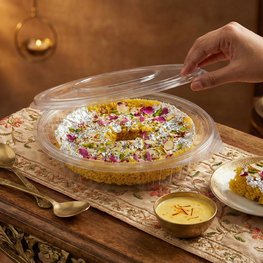 Hinged Box Rd 255 Dia (ghevar 2pcs)SPL (1457)