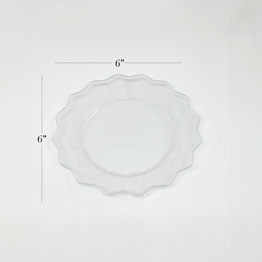 NP PS 11 Flower Plate 6 x 6 Clear