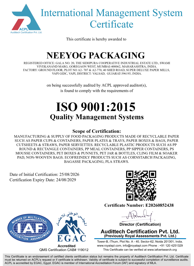 Neeyog Packaging QMS