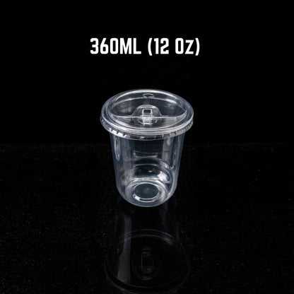 360ml (12 Oz) U-Shape PET Glass