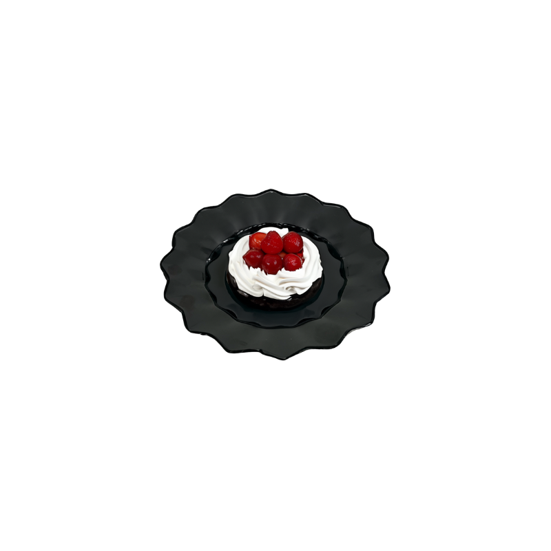 Flower Plate (Black / Clear) NP PS 11