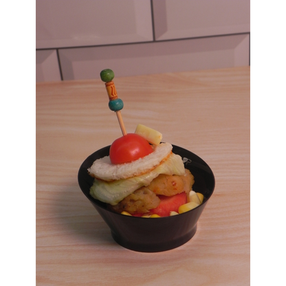 Black 100 ml Ice Cream Bowl NP PS 17