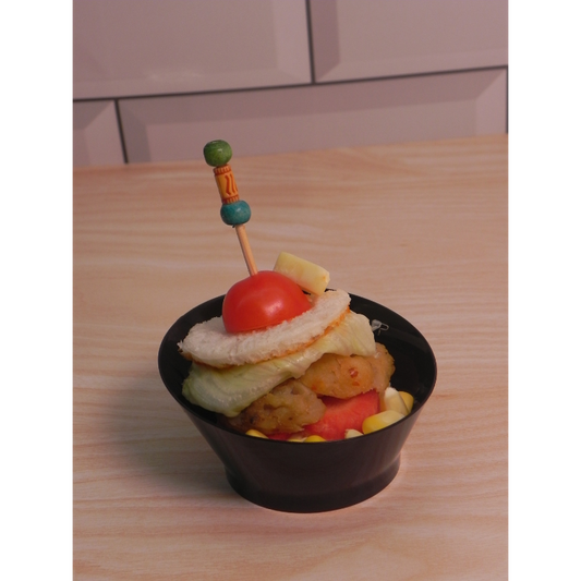 Black 100 ml Ice Cream Bowl NP PS 17