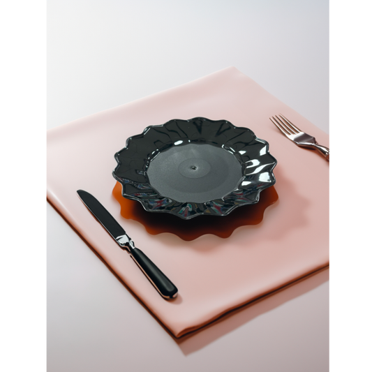 Flower Plate (Black / Clear) NP PS 11