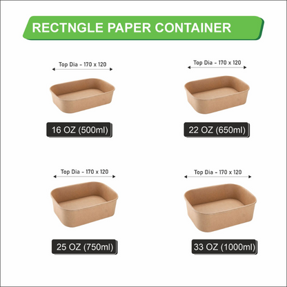Rectangle Paper Containers