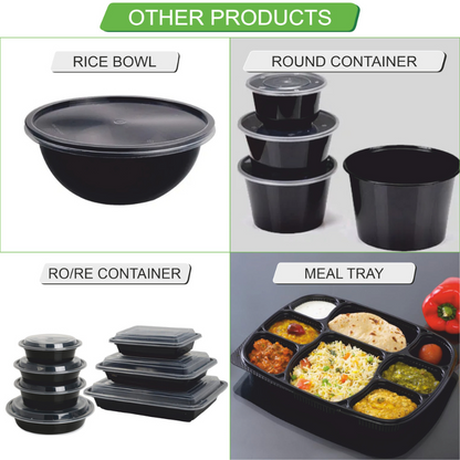 Rectangle Recycled Containers