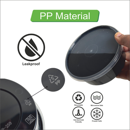 Round Recycled Containers