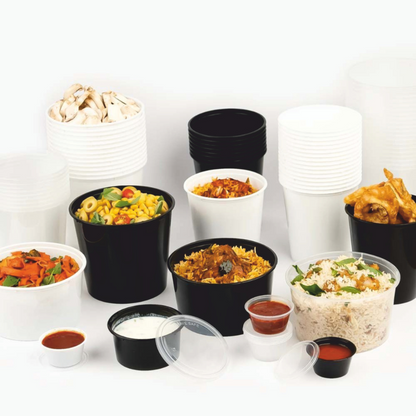 Round Recycled Containers