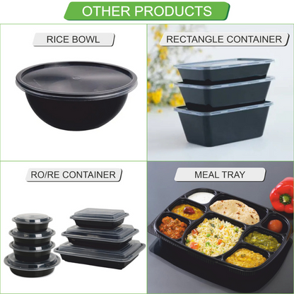 Round Recycled Containers
