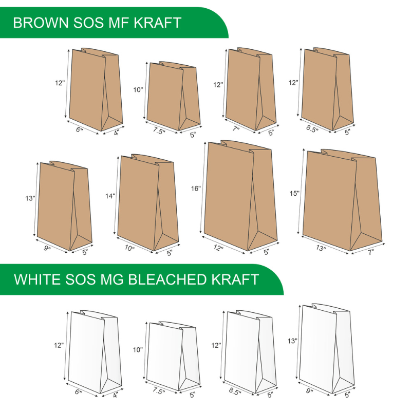 Square Bottom Kraft Paper Bag