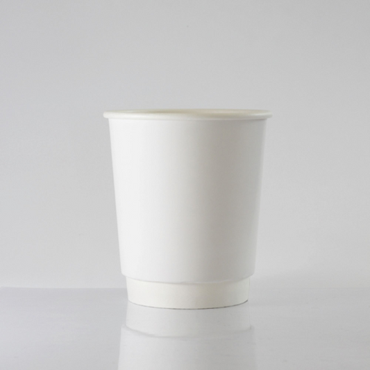 12 oz White Double Wall Paper Cups