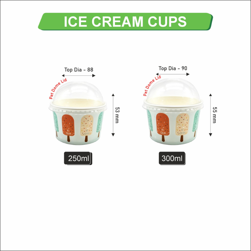Ice Cream Paper Cups