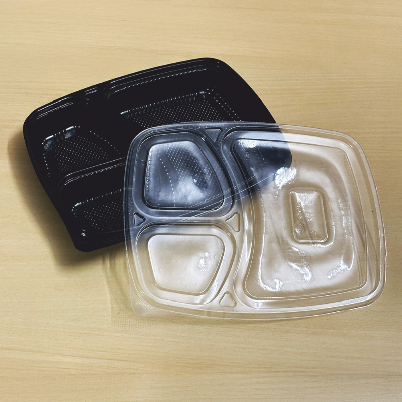 3 CP PP Meal Tray XL with Lid