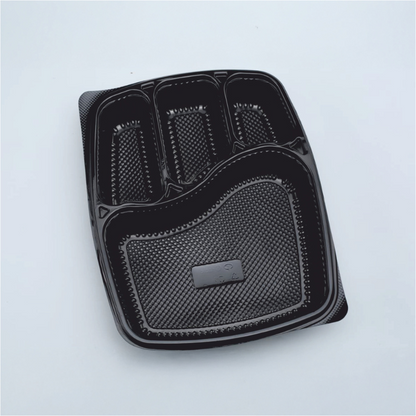 4 CP PP Meal Tray with Lid