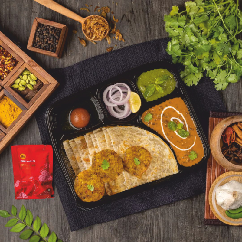 5 CP PP Meal Tray (Mini) with Lid