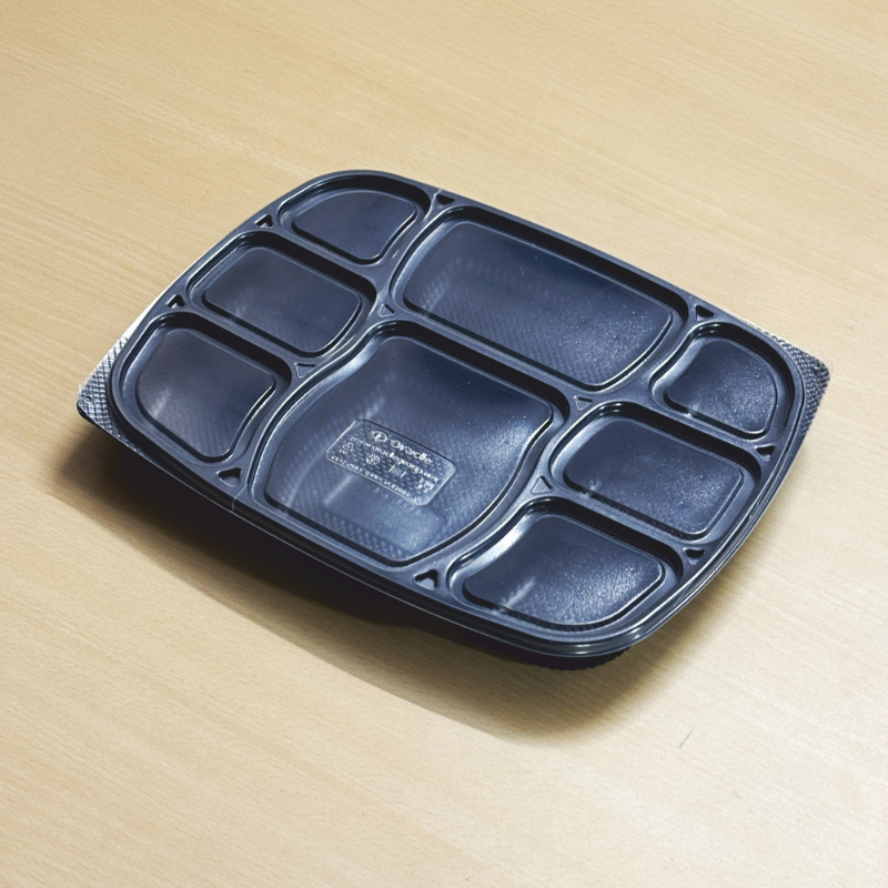 R-06 8 CP PP Meal Tray with Lid