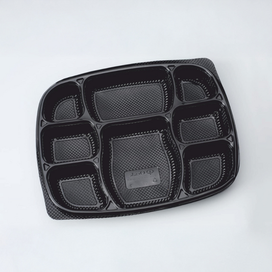 R-06 8 CP PP Meal Tray with Lid