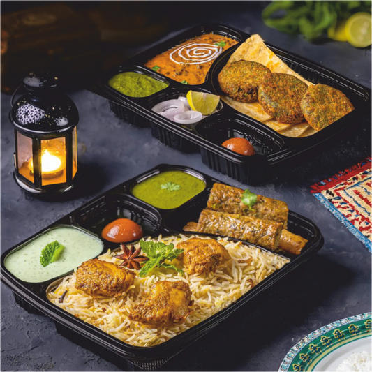 5 CP PP Meal Tray (Mini) with Lid