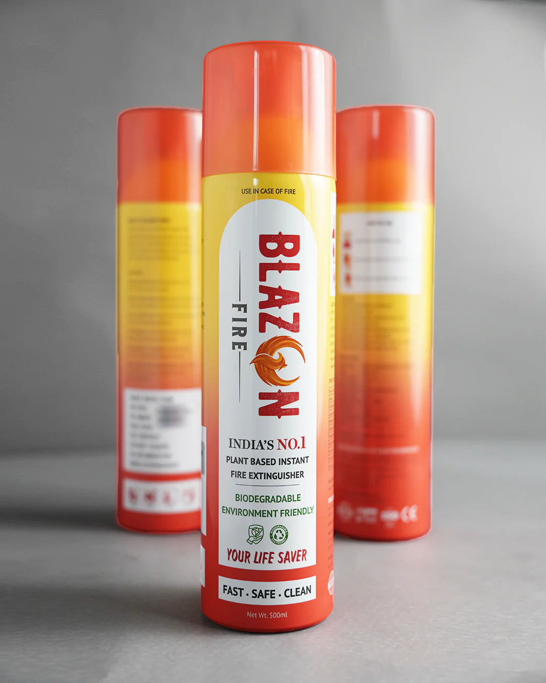 Blazon Fire – Plant-Based Instant Fire Extinguisher (500 ml)